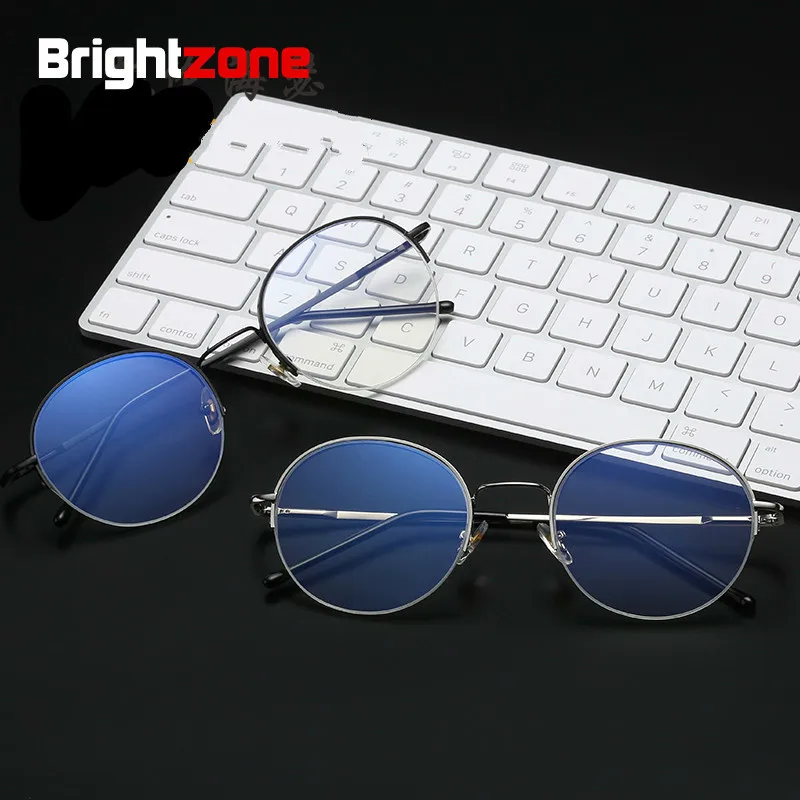 Brightzone 2018 синий свет блокирующий компьютер винтажные поддельные очки прозрачные