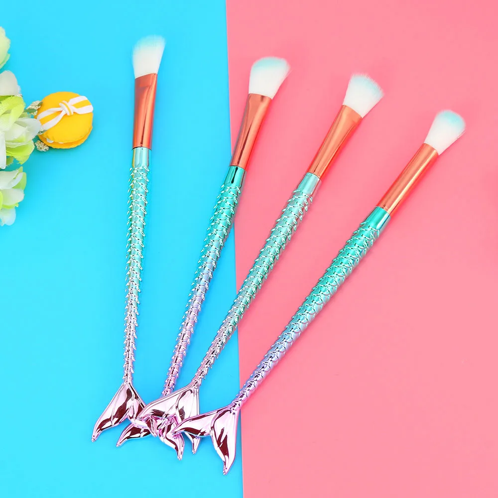 

4PCS makeup brushes Foundation pinceaux maquillage Eyebrow Eyeliner Blush set Cosmetic Concealer Brushes set professional