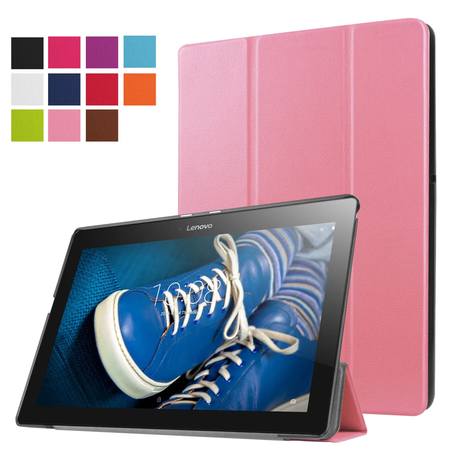 Тонкий чехол-подставка для lenovo tab 3 10 TB-X103F Tab 2 A10-70 Tab 2 A10-30 A10-70 Tab3 10 Plus чехол для планшета+ ручка