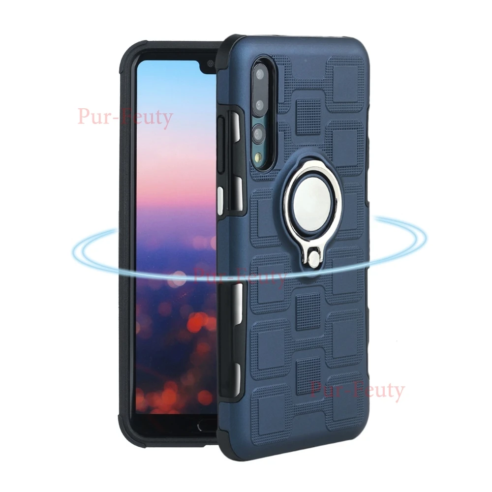 Чехол подставка для Huawei P20 Global EML L29 L09 Жесткий из поликарбоната Lite ANE LX1 LX3 L22 чехлы