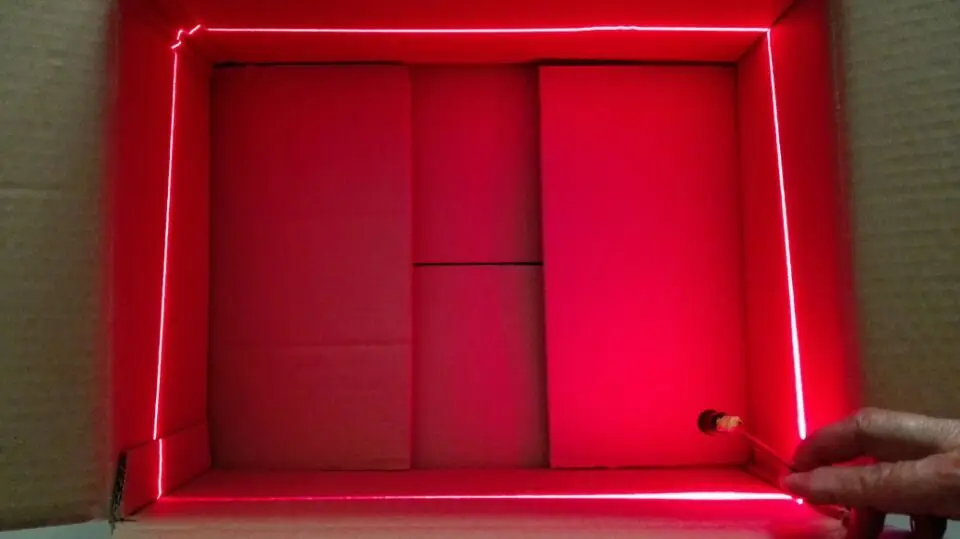 Поворотный 360 градусов 150 мВт модуль красной лазерной линии/модуль лазерного