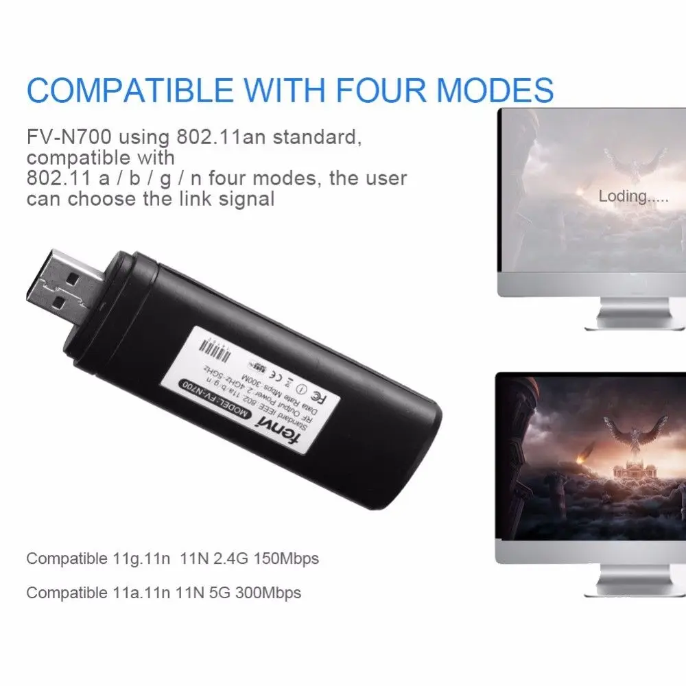 AH-LINK USB tv беспроводной Wi-Fi адаптер WLAN LAN адаптер Wifi USB для samsung Smart tv WIS12ABGNX WIS09ABGN 300M Wifi приемник