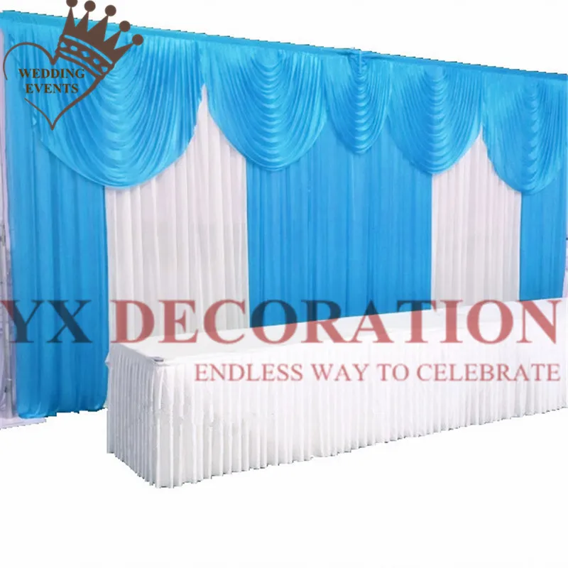 Красивый белый свадебный фон занавески шелковые для свадебного декора с