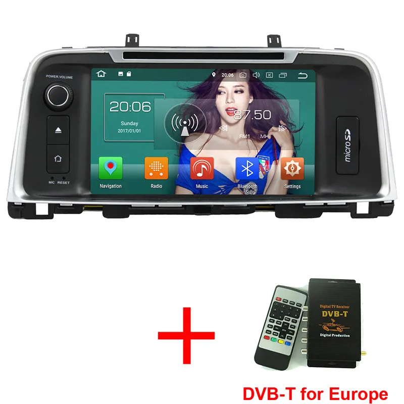 Radio x DVBT TV Box KLYDE 8 дюймов Восьмиядерный PX5 4G wifi Android 8,0 4 Гб ОЗУ 32 Гб ПЗУ BT автомобильный DVD мультимедийный плеер радио для Kia K5 Optima - Цвет: Radio x DVBT TV Box