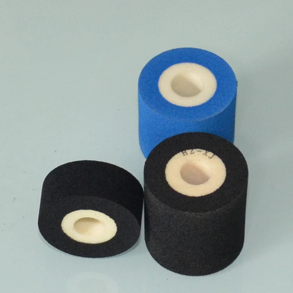

Black Diameter 36mm Height 32mm imprinters hot solid ink roller for HZ 100 coding machine