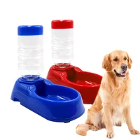 pet dog automatic waterer drinker bowl dispenser food dish bowl feeder drinking bowl bottle for dogs pet feeding supplies