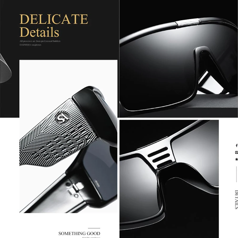 Мужские Винтажные Солнцезащитные очки SARA Dragon спортивные с защитой от ветра 7