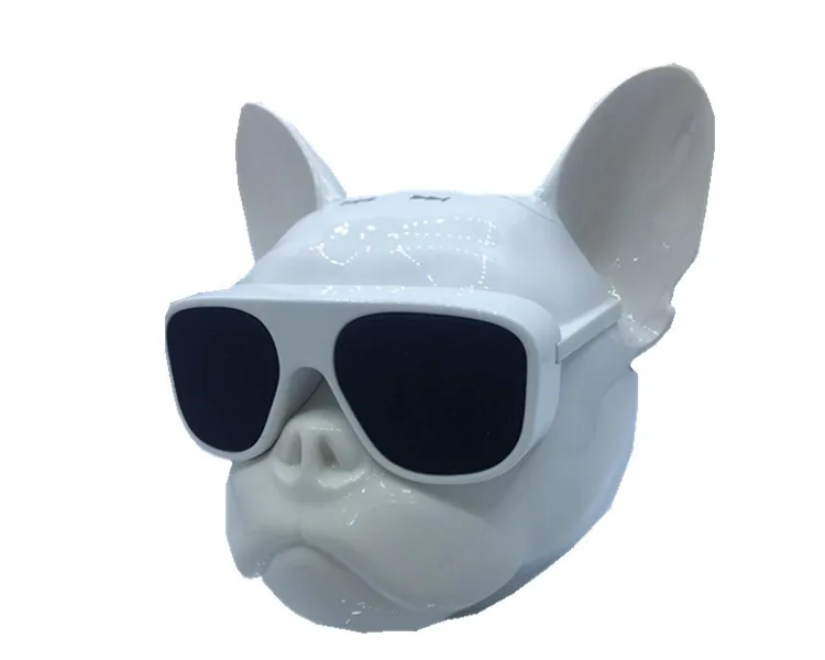 Белый Портативный беспроводной Bluetooth динамик Aero bull dog Мини мультфильм сенсорный HIFI открытый мобильный телефон аудио сабвуфер персонализированный подарок - Цвет: Белый