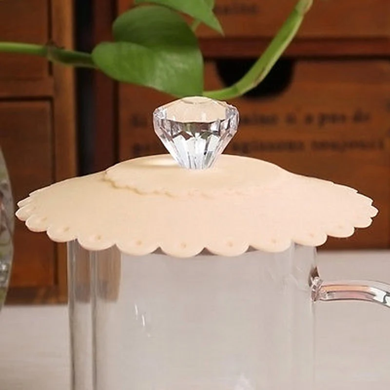 Новое поступление 2018 герметичная крышка для кофе со стразами с уплотнением