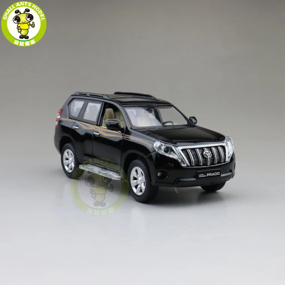 1/32 Land Cruiser Prado литая под давлением модель автомобиля SUV игрушки для детей Детское звуковое освещение Вытяните назад подарки коллекция хобби