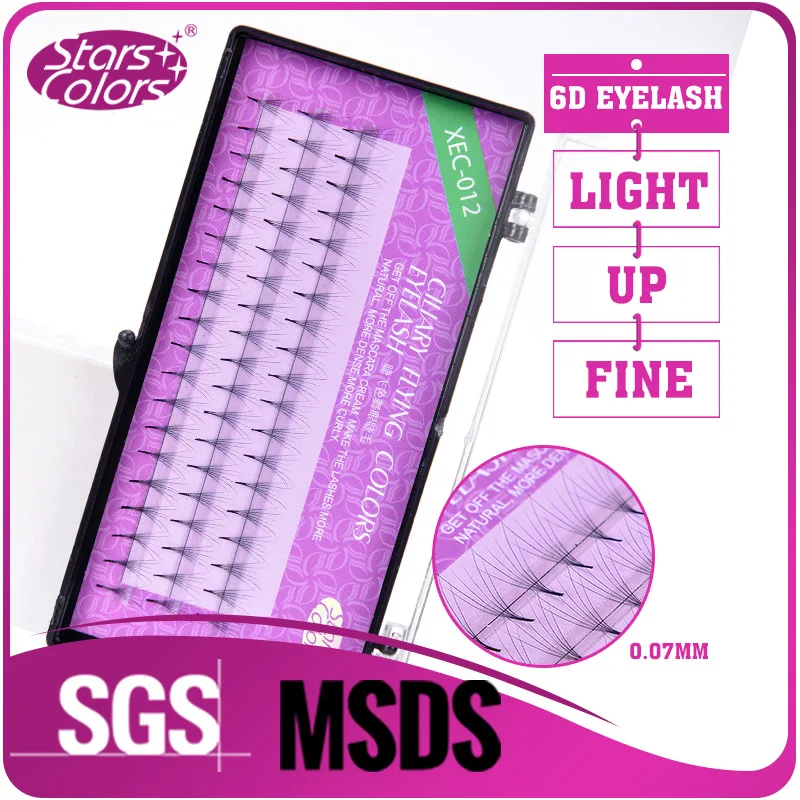 5 коробок/партия накладные ресницы из искусственного шелка толщина 0 07 мм 8 15 мм|silk