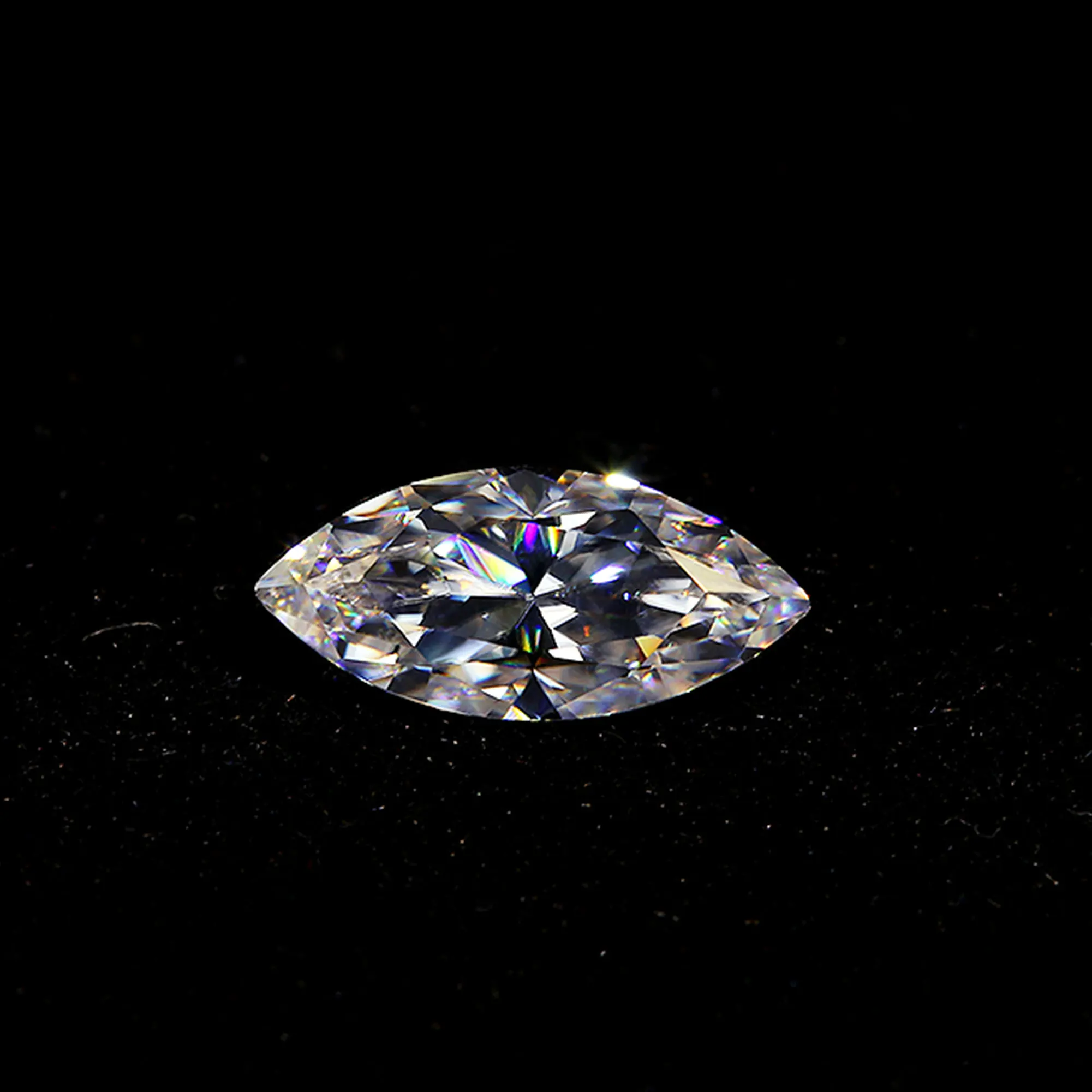 Свободный Камень 1ct карат 5х10 мм Маркиза Cut EF цвет похож на Charles Colvard Moissanite отличное