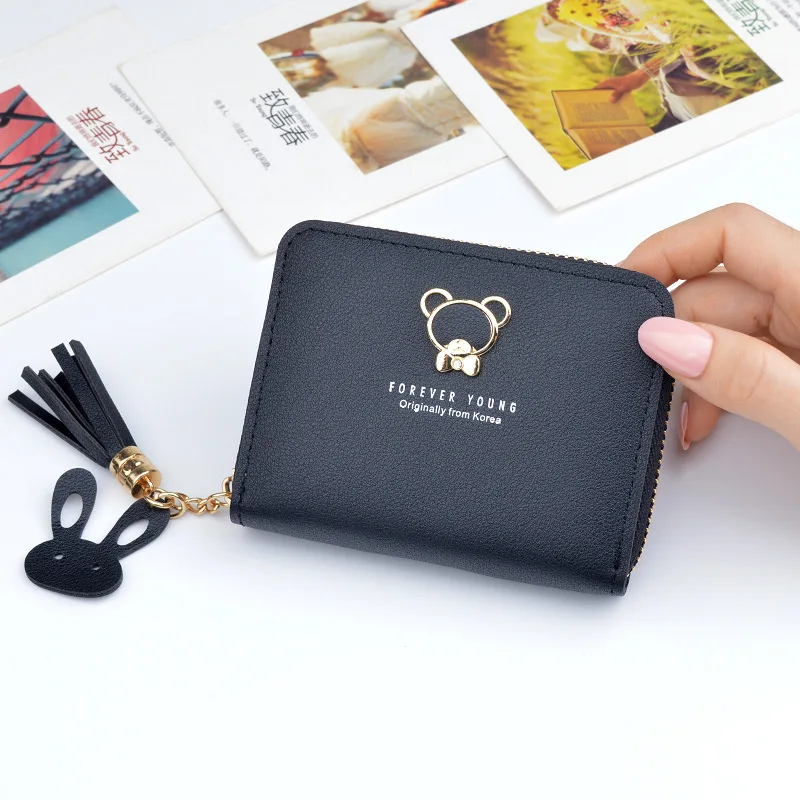 Кошелек Billtera из искусственной кожи Женский кошелек с милым медведем мультфильма