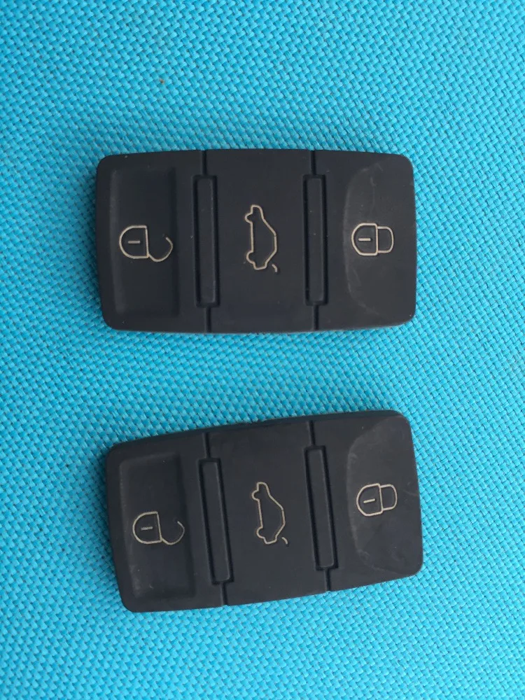 1Pc Of 2/3 Buttons Remote Key Shell Rubber Pad For vwa Flip Case Audi Blank Car Accessories Auto Parts Hot Selling | Автомобили и