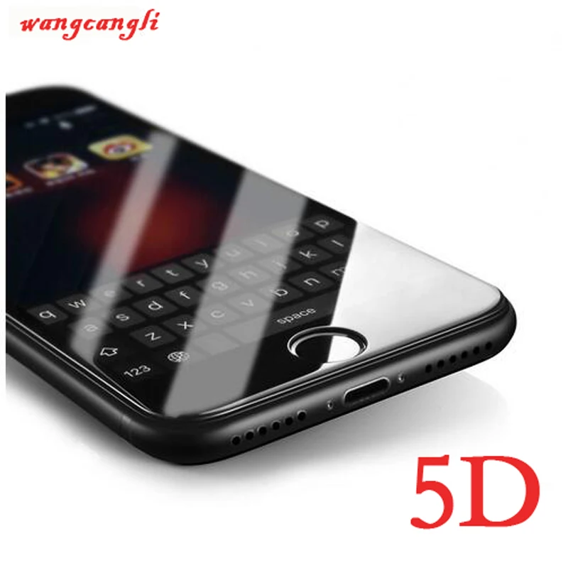 5D изогнутая Защита экрана для iphone 7 plus защитное стекло 4D полноэкранное покрытие