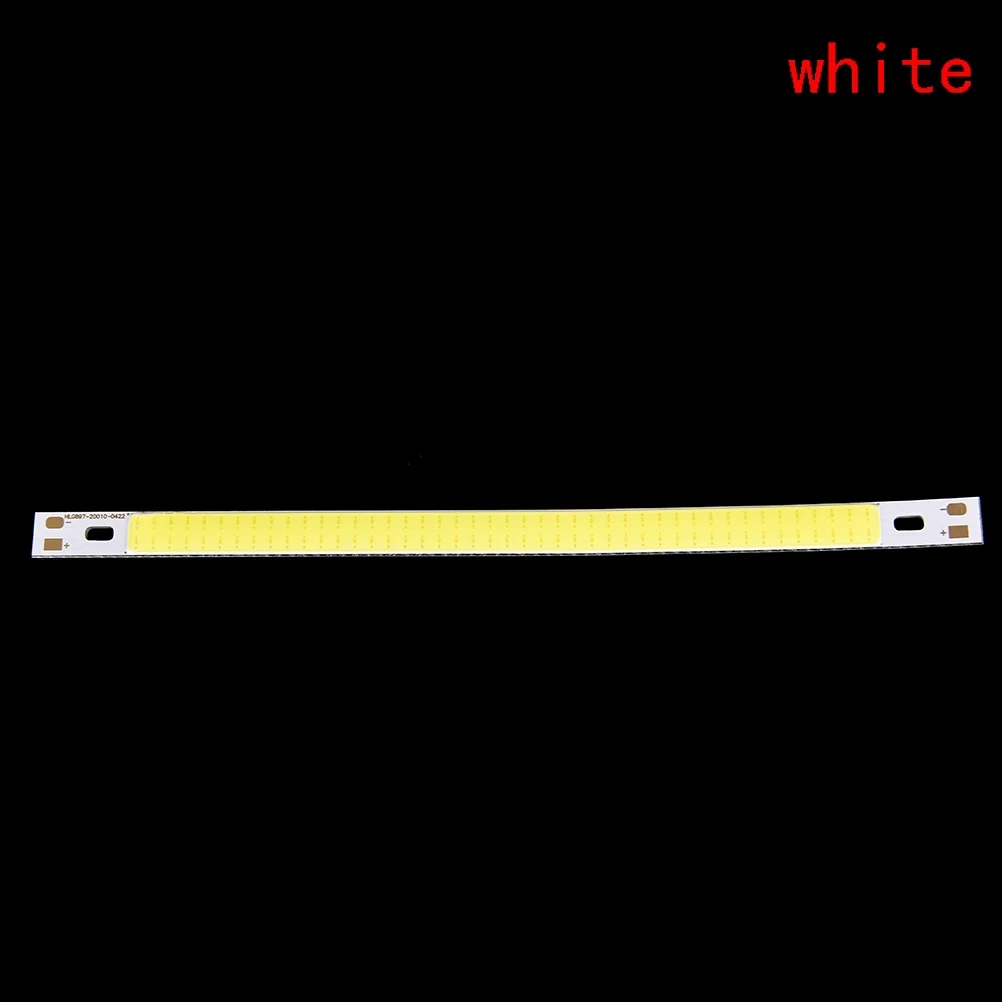 200x10 мм COB светодиодные полосы света для DIY 12 24V 10W 1000LM супер яркие сменные лампы