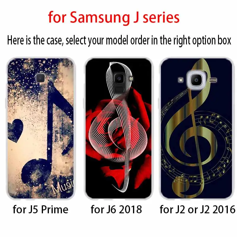 Телефон для Samsung Galaxy J6 J4 Plus J8 J3 J7 2018 J5 j7 2017 2016 j6 Prime чехол красивая музыка