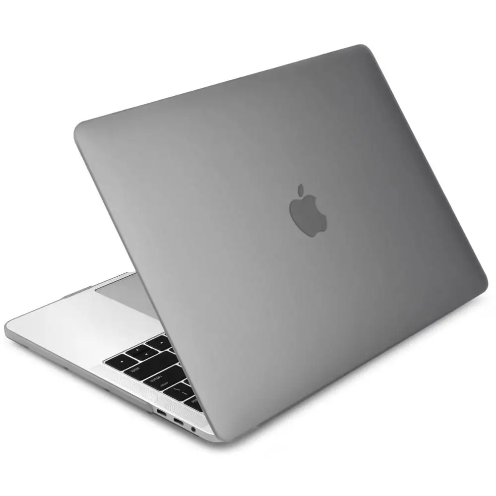 Премиум матовый чехол для MacBook Air 11 12 дюймов, рукав для ноутбука Macbook Pro 13 15 Touch Bar Touch ID+ чехол для клавиатуры - Цвет: grey