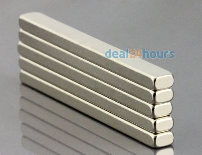 OMO Magnetics 20 шт. N50 Супер сильный блок кубические неодимовые магниты 50x5x3 мм