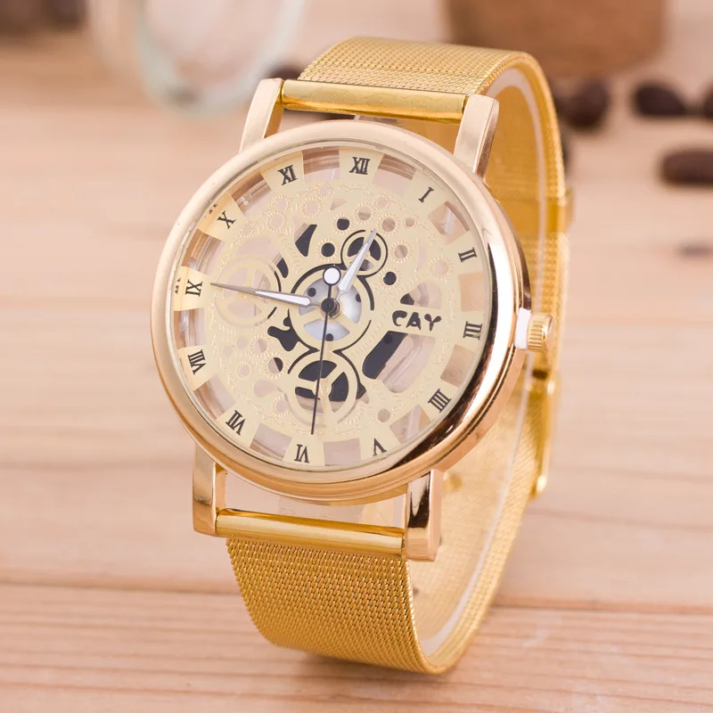 DOBROA полые мужские часы Топ бренд класса люкс Модные Простые унисекс кварцевые