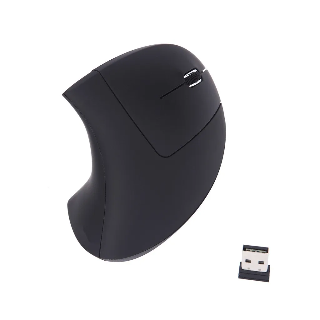 Беспроводная Вертикальная мышь 2 4 ГГц с USB и 6 кнопками эргономичный дизайн