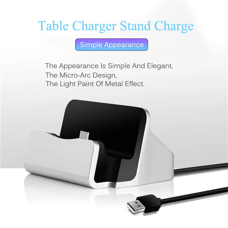 universal usb cable data phone charger dock stand station charging for iphone xs samsung s10 huawei p30 sync cradle charger base free global shipping