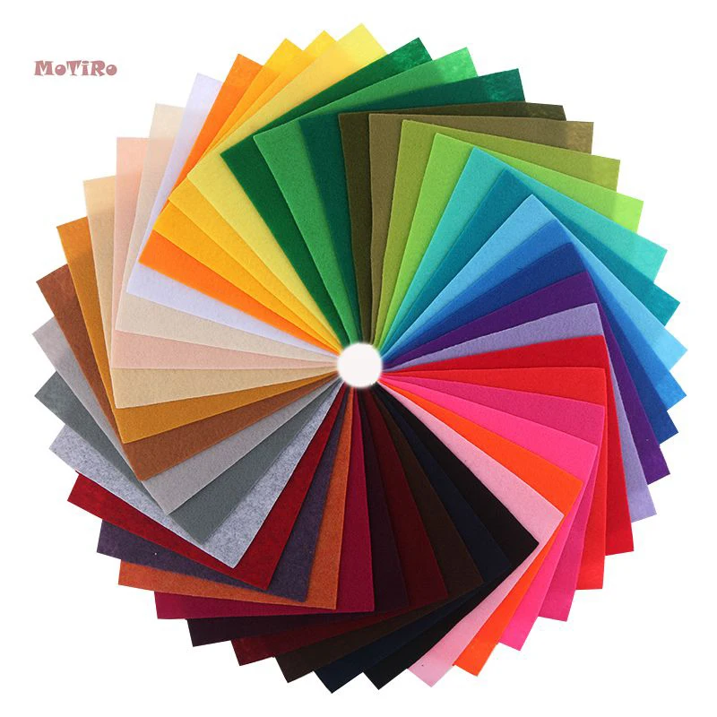MoTiRo цветная мягкая войлочная Нетканая ткань для кукол/ремесел полиэфирный