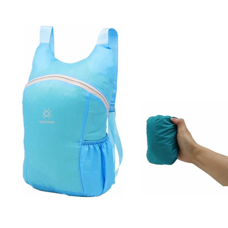 Samstrong 20L Сверхлегкий складной рюкзак для улицы удобный мини мягкая дорожная сумка