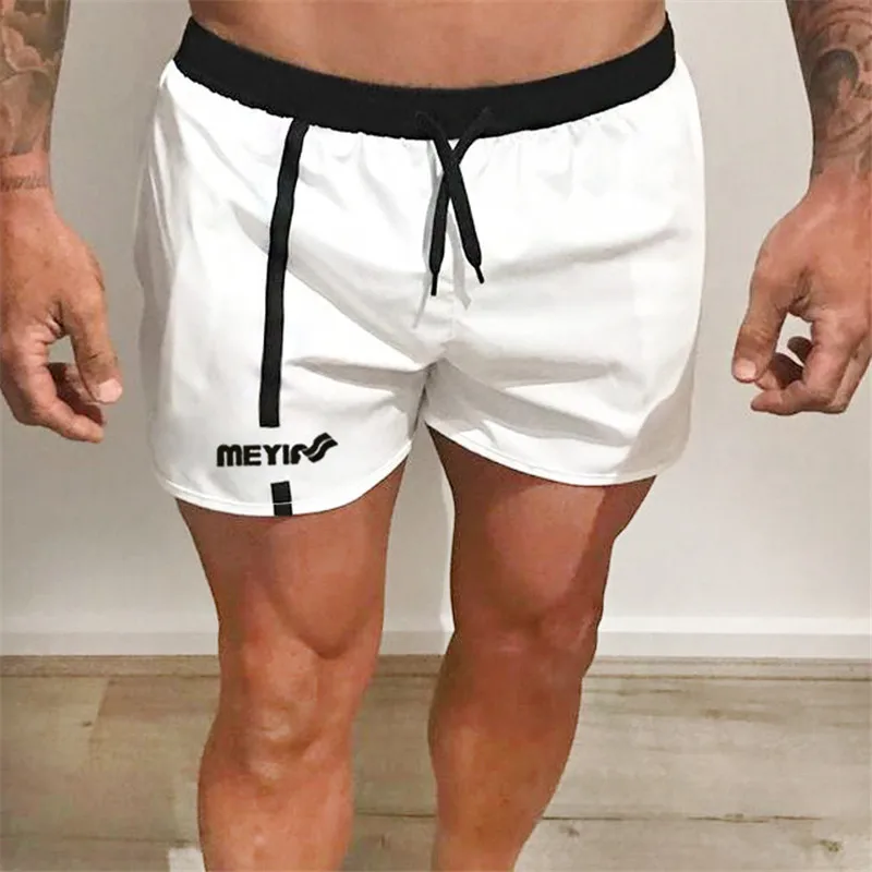 White Swimsuit Летний купальный костюм мужские плавки Мягкий купальник Мужские Пляжные трусы плавательные шорты купальный костюм спортивные шорты мужские - Цвет: White Swimsuit