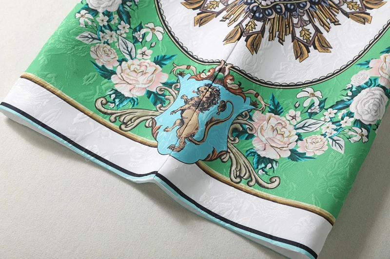 

2018 Spring Latest A-Line O-Neck Sleeveless Print Floral Printed Diamonds Casual Elegant Above Knee Dress Women