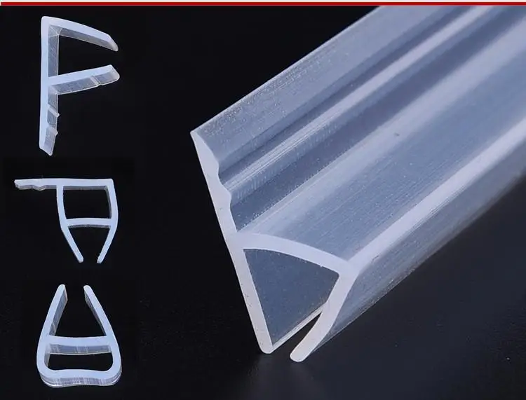 

Frameless Glass Door And Window Seals Silicone Seam Windbreak Strip Shower Room Bathroom Waterproof TapeSoundproofing Studio
