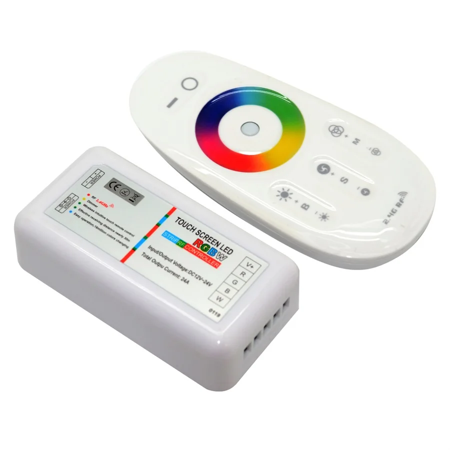 2 4G сенсорный экран RGBW LED контроллер 3 канала 18A RF беспроводной пульт