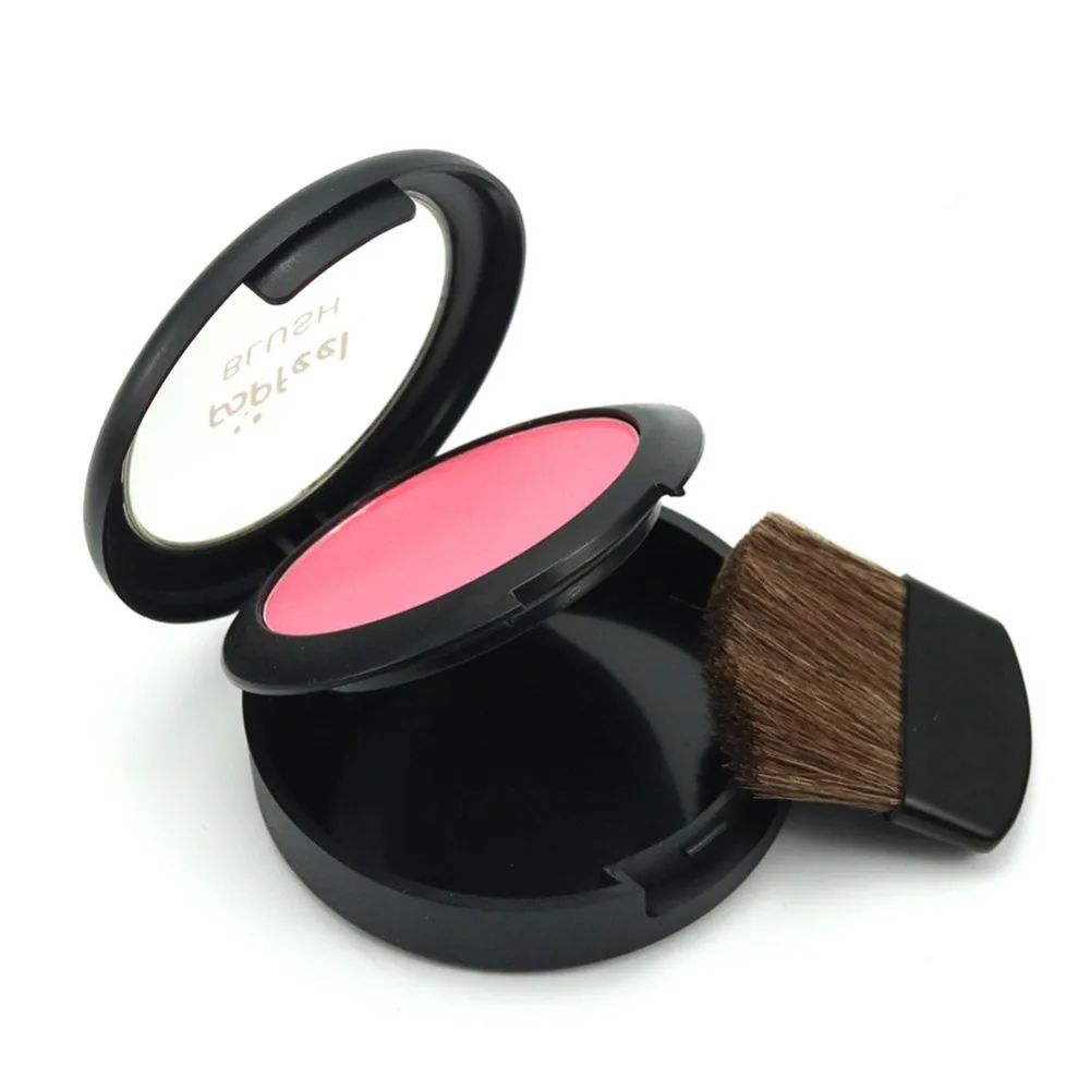 POPFEEL Макияж Румяна 6 Цвет румяна порошок нажата основой лицо макияж косметика