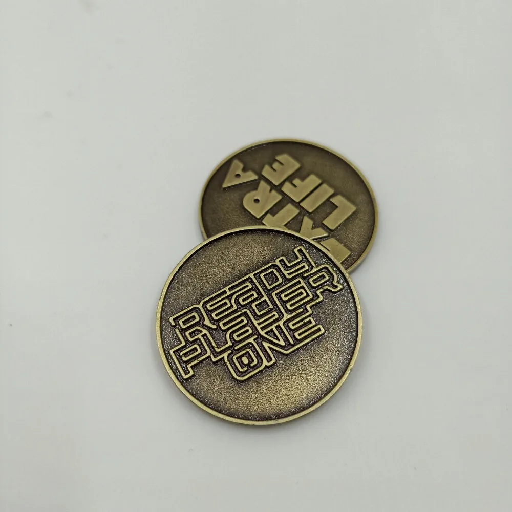 Moive Ready Player One Extra Life Coin косплей реквизит|Реквизит для костюмов| |