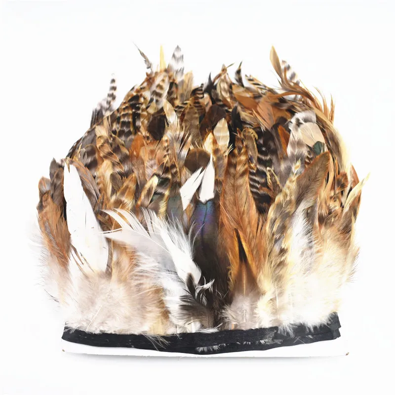 Перья фазана/курицы 1-10 ярдов ribbon10-15cm перьев для рукоделия и юбки тонкие свадебные