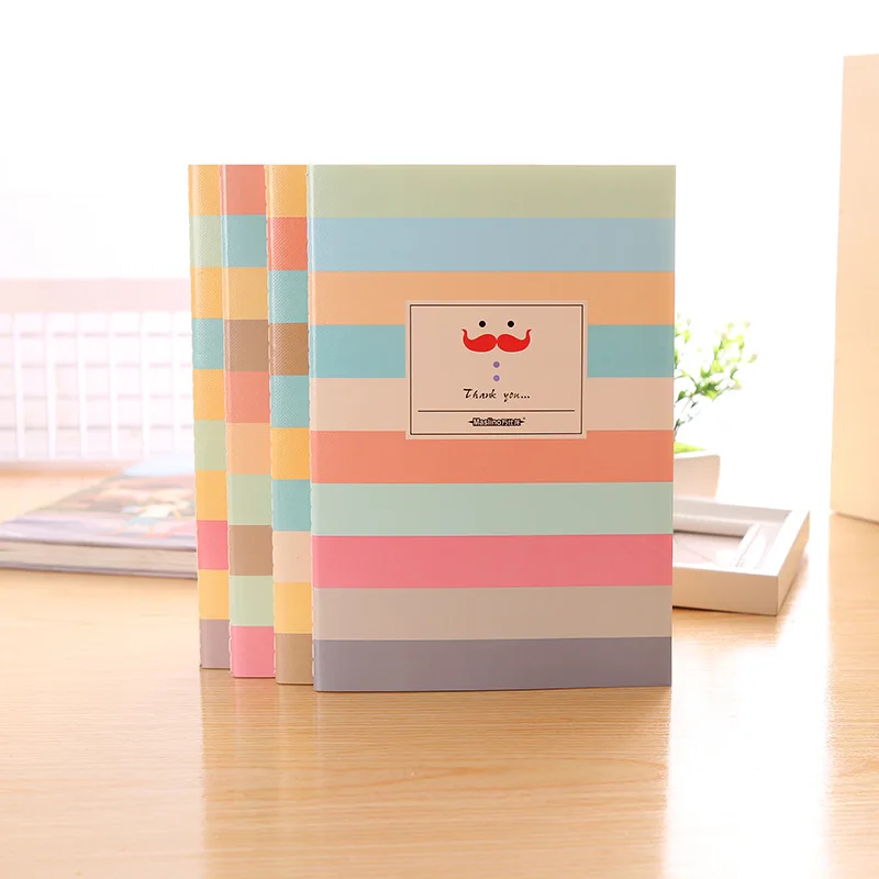 

2pcs/lot 21*14.5cm 40sheets Beard Notepad A5 Soft Side Copy Notebook Student Book Stationery Office Supplies