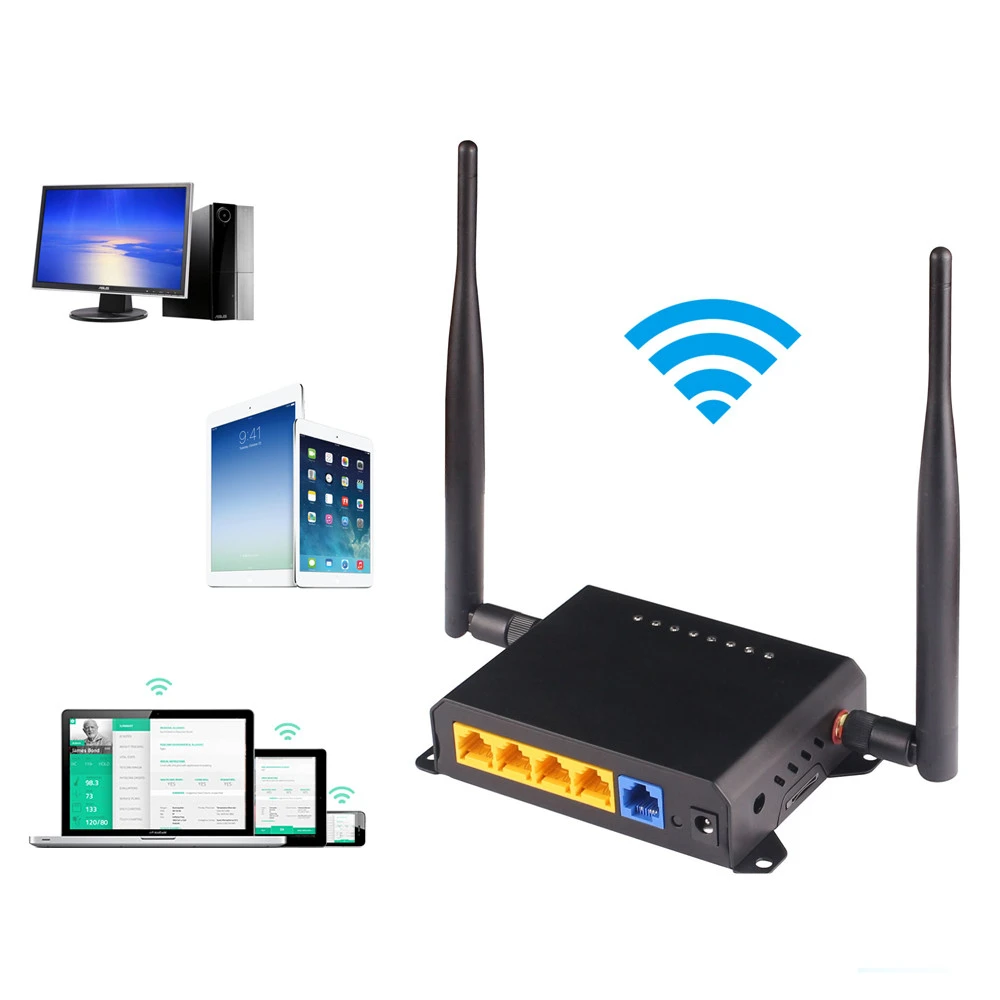 Беспроводной Wi Fi роутер KuWFi 300 Мбит/с 2 антенны 5 дБи|wireless wifi router|ap routerwifi router |