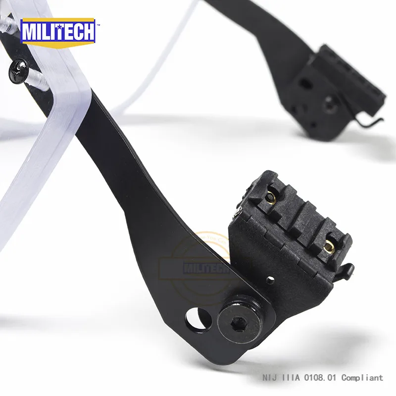 MILITECH NIJ IIIA 0108,01 3A пуленепробиваемый козырек для ACH fast Тактический шлем пуленепробиваемый козырек пуленепробиваемые маска для шлемов