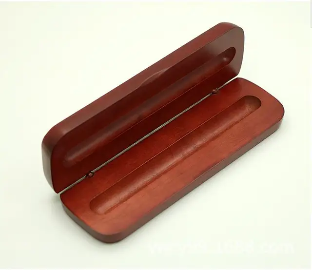 Пенал для карандашей из красного дерева, шариковая ручка Ручка-роллер шт., два цвета