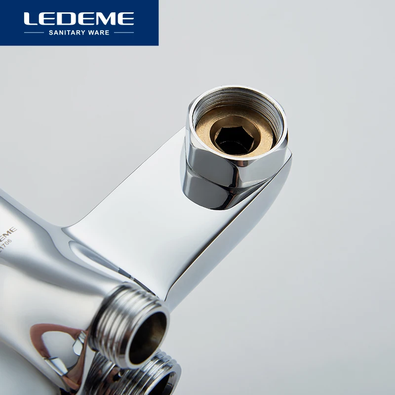 ledeme 1 set bathroom bathtub faucets fixture sets faucets set bath shower tap bathroom shower set waterfall shower head l2249 free global shipping