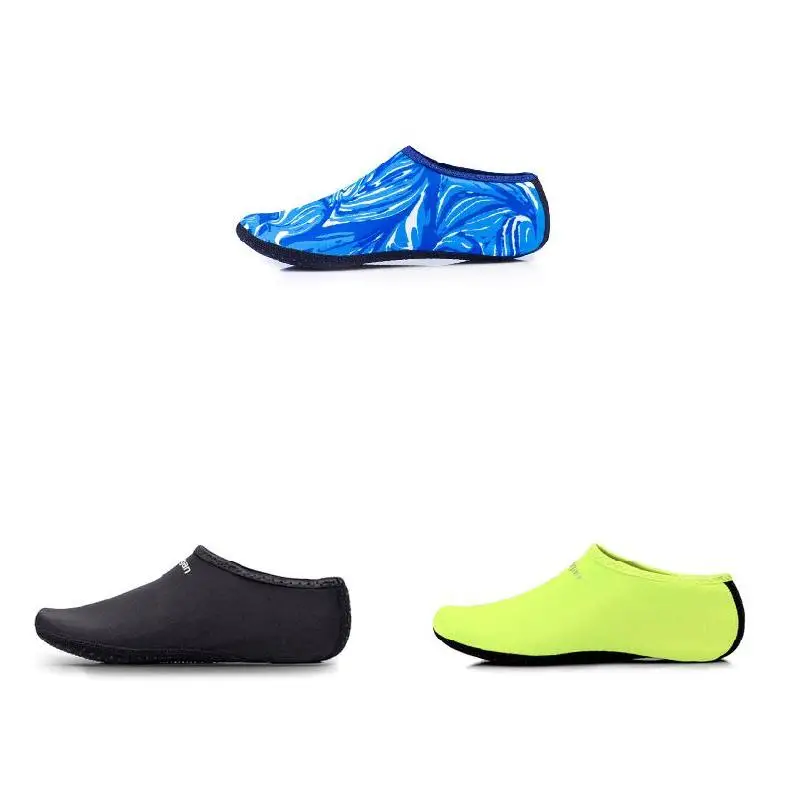 

Men Women Aqua Skin Shoes Beach Water Socks Yoga Exercise Pool Swim Slip On Surfing Shoes EDF88