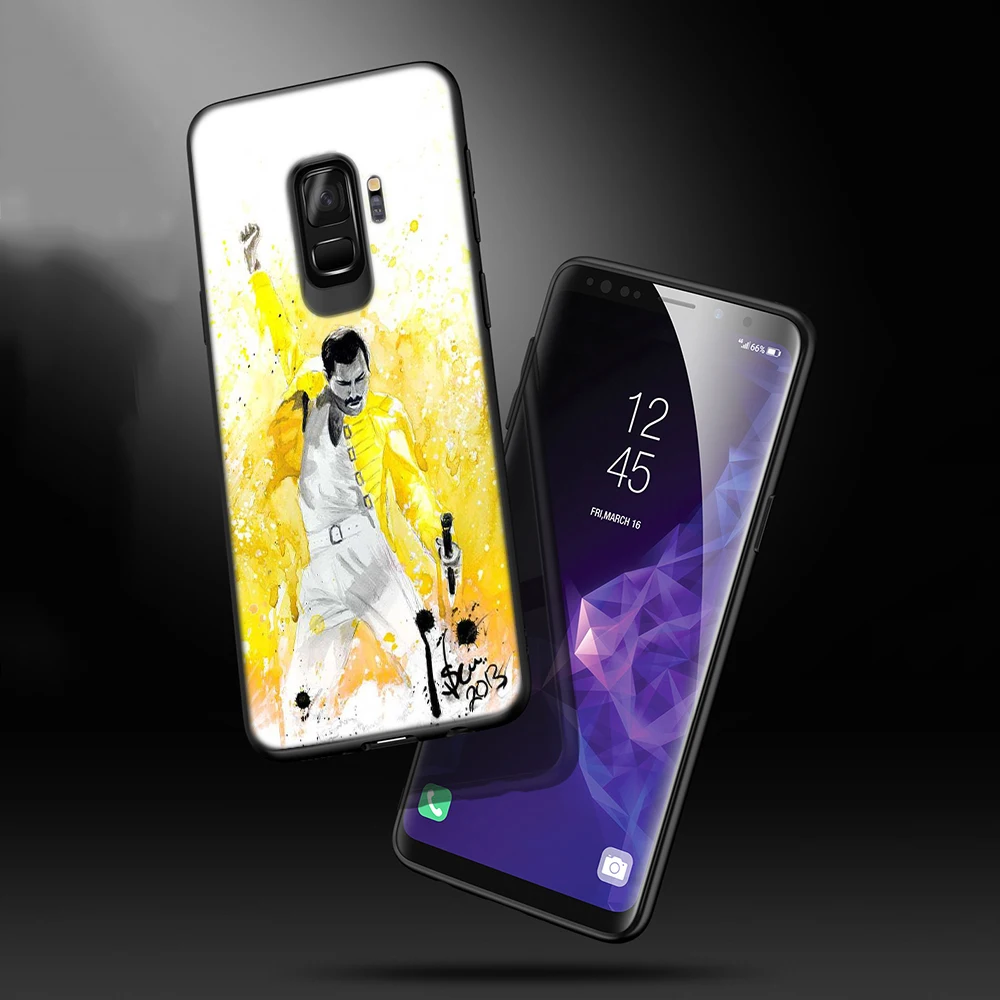 WEBBEDEPP Фредди Меркури Queen band TPU чехол для Samsung Galaxy A10 A30 A40 A50 A70 A6 A8 A9 J6 2018 Note 8 9 мягкий |