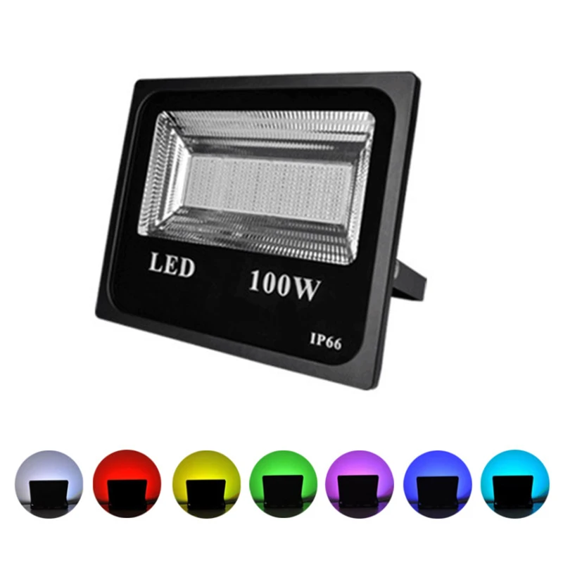 SZYOUMY 100 Вт светодиодный солнечный прожектор белый/двойной цвет/RGB наружные