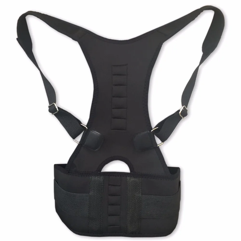 Регулируемый Корректор осанки поддерживающий корсет для спины мужчин и женщин