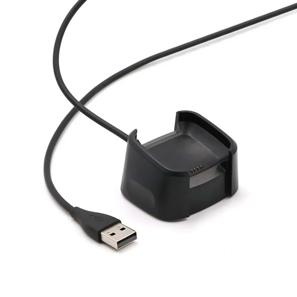 Зарядная док станция USB Дата кабель Base Настольный Зарядное устройство для Fitbit Versa