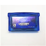 Fire Red Ruby Sapphire Poke Series 32 Bit видео игровая карта-картридж версия на английском языке