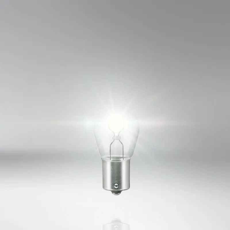 10 шт. OSRAM 7506 P21W S25 BA15s 12V 21 Вт оригинальная линия для металлических протезов фары указателя поворота стоп-сигнала OEM Автомобильные галогеновые лампы