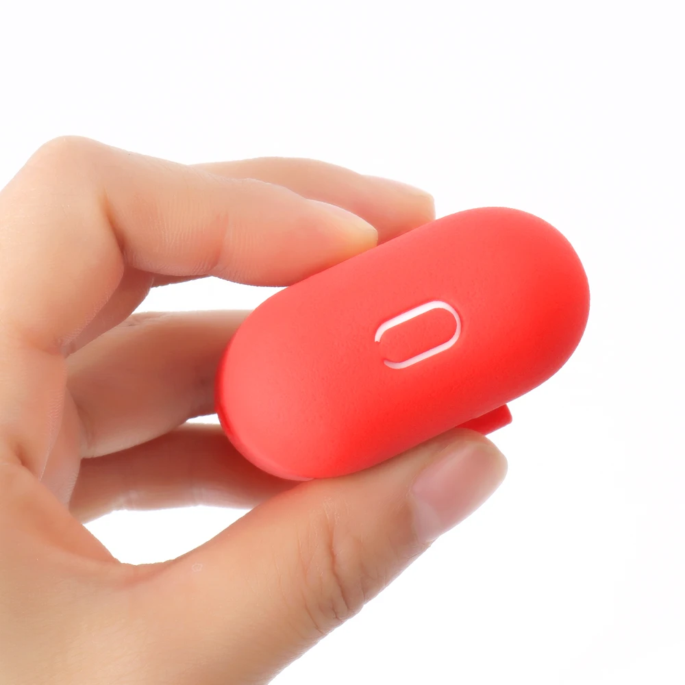 SIKAI For Apple Airpods Case Silicone Florescent Skin Cover With Dust Plug Free Lanyard Air pods Charging |