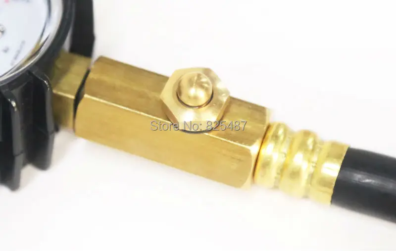 Точный Автомобильный датчик давления в шинах пистолет гибкий шланг 0 220 PSI метр