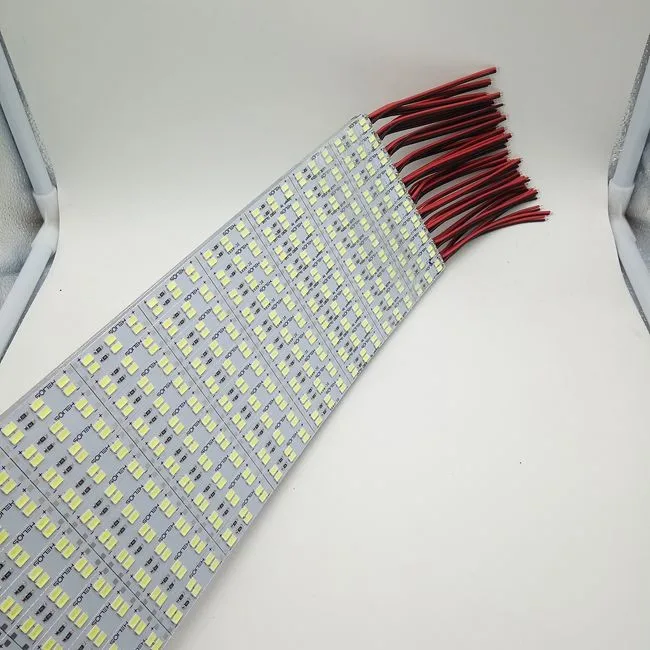 50 шт.* 100 см с фабрики двухрядный DC 12 В, 144/168 SMD 5630 Светодиодный жесткий светодиодный светильник